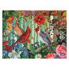 KI - Puzzle - Jena DellaGrottaglia - Birches, Woodpecker and Cardinals, 1000 pcs - 2