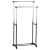 Telescopic garment rack