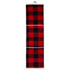 Flannel throw with sherpa reverse, 48"x60" - 2