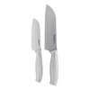 Kitchen Crew - Ens. de couteaux Santoku, acier inoxydable, 2 mcx - 2