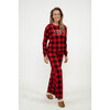 Charmour - Hacci knit PJ set - Buffalo check - "Let's get cozy" - 3