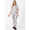 Charmour - Ultra soft hacci knit PJ set - Grey mix Scottie