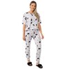 Charmour - Ens. de pyjama ultra doux en tricot hacci - Chiens Scottie - 2