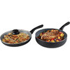 Starfrit - Simplicity - 10" Deep pan with lid + 10" fry pan - 2