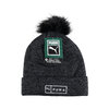 PUMA - Hughes sherpa lined faux pom beanie