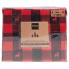 Premium ultra soft printed sheet set - Red Deer Buffalo - 2