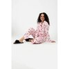 Charmour - Velour touch PJ set with polo collar - "I'm Super Girl" - 3