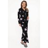 Charmour - Button-up PJ set with notch collar - Flower whisperer - 3