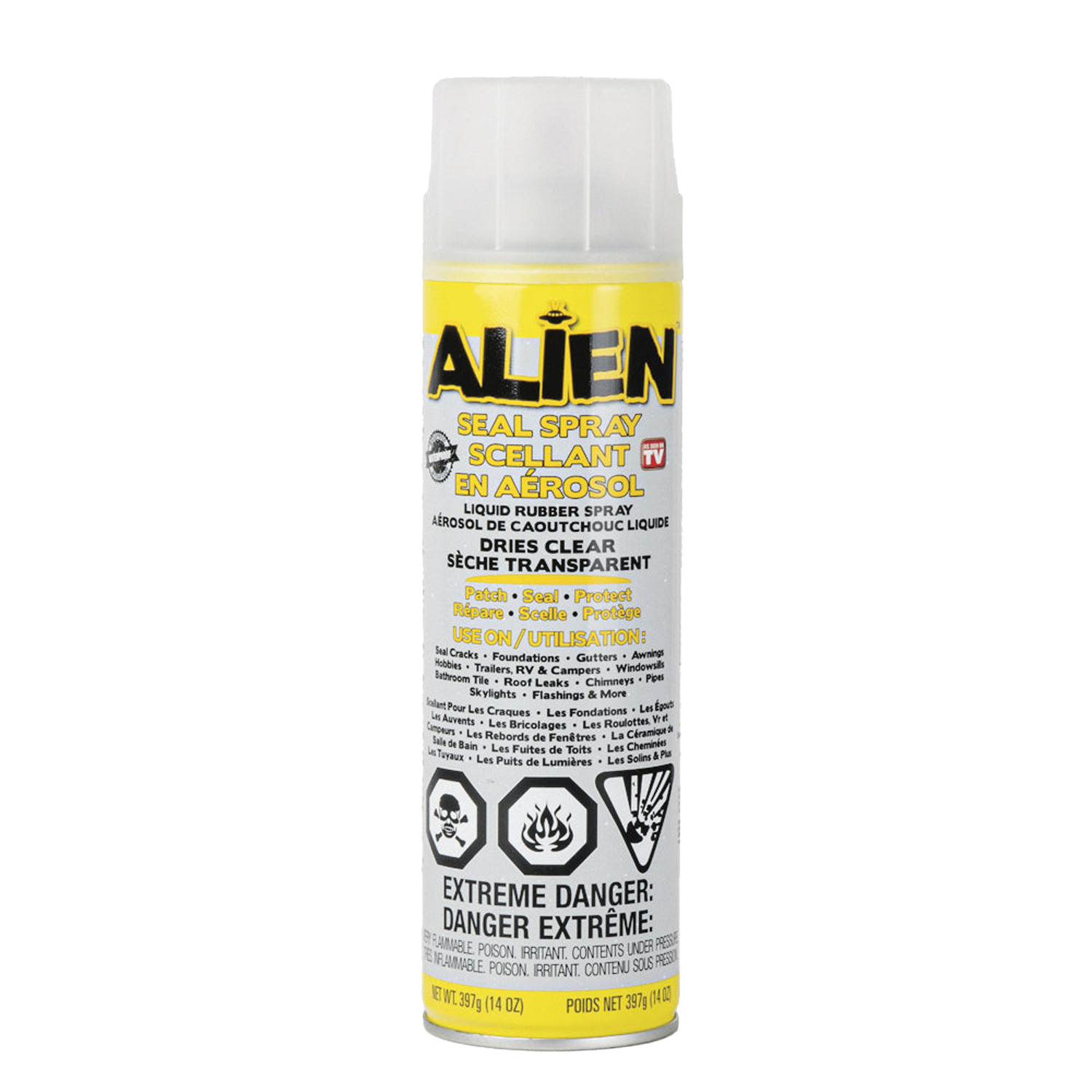 Alien Seal - Spray liquide pour caoutchouc, séchage transparent