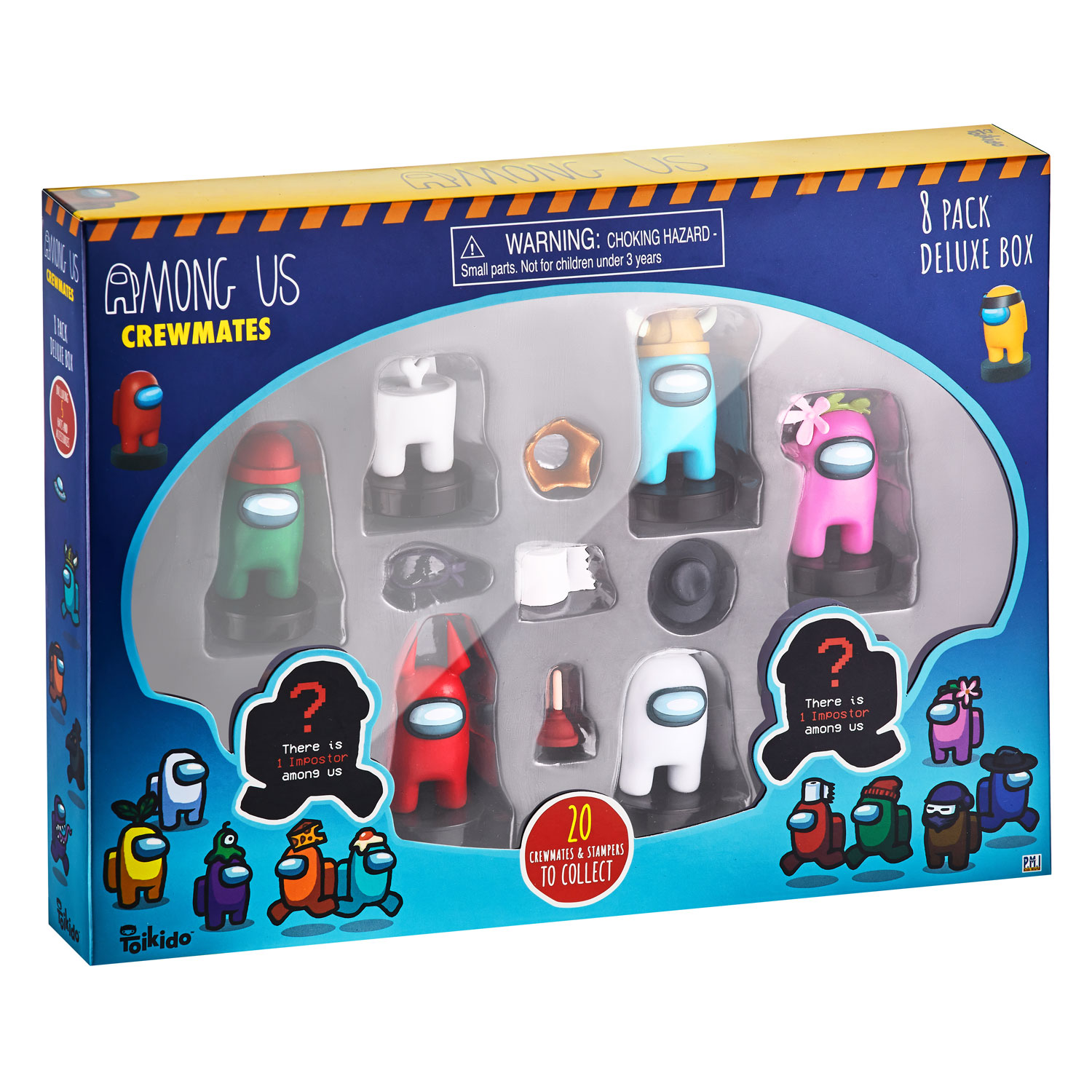 Among Us - Series 1 Crewmates, collectible stamper figures deluxe box ...