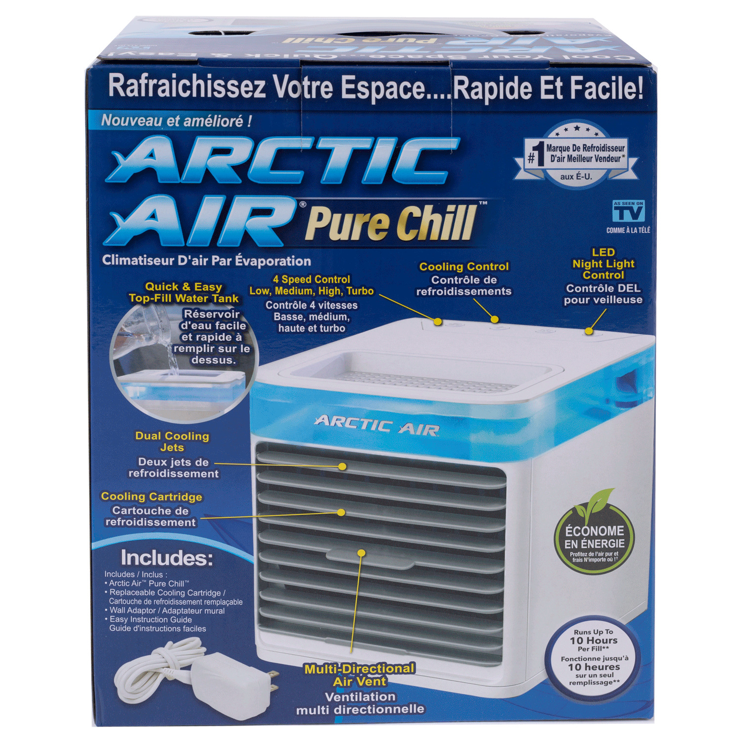 Arctic Air - Pure Chill evaporative air cooler. Colour: white | Rossy