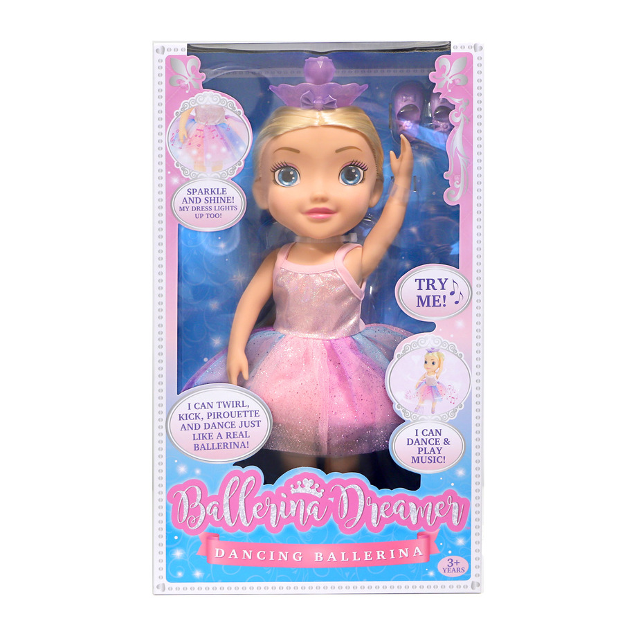 Ballerina Dreamer - Spinning ballerina doll, 18"
