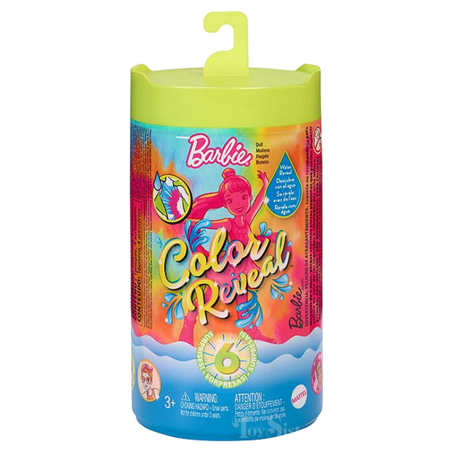 Barbie Color Reveal Dolls Neon Tie-Dye Series