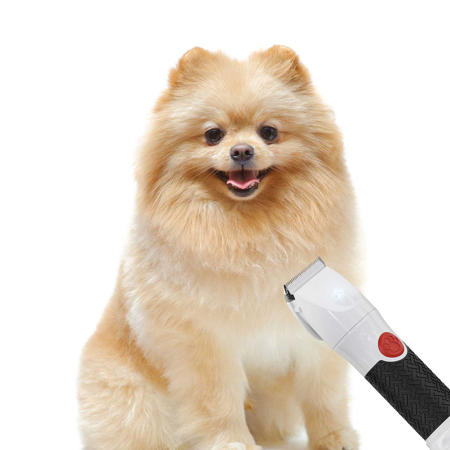 Bell+Howell - Paw Perfect pet hair trimmer. Colour: white
