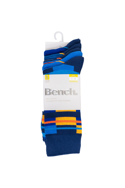 Bench - Chaussettes habillées, couleurs assorties, 5 paires