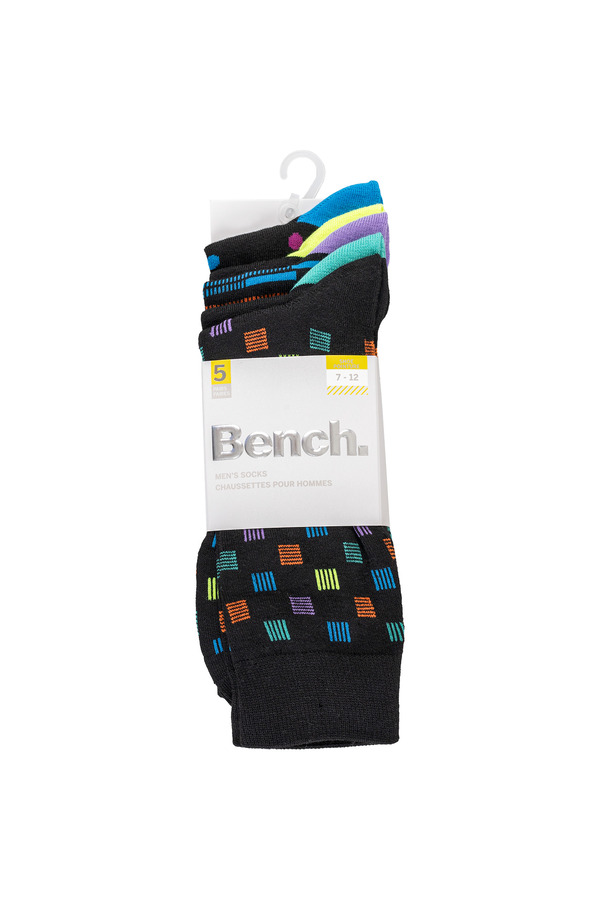 Bench - Dress socks, assorted colours - 5 pairs