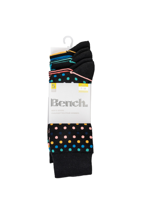 Bench - Dress socks, assorted colours - 5 pairs