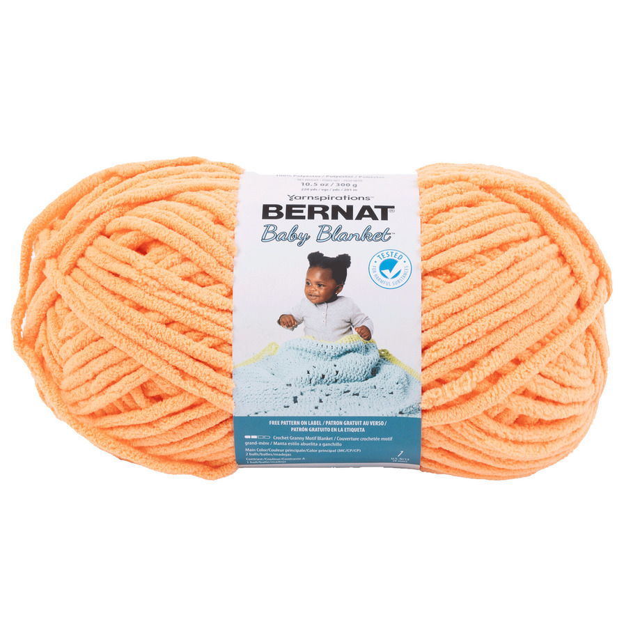 Bernat - Baby Blanket - Fil, Melon