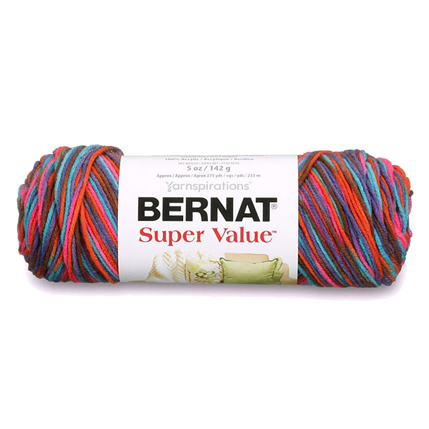 Bernat - Super Value - Acrylic yarn, Sedona sunset