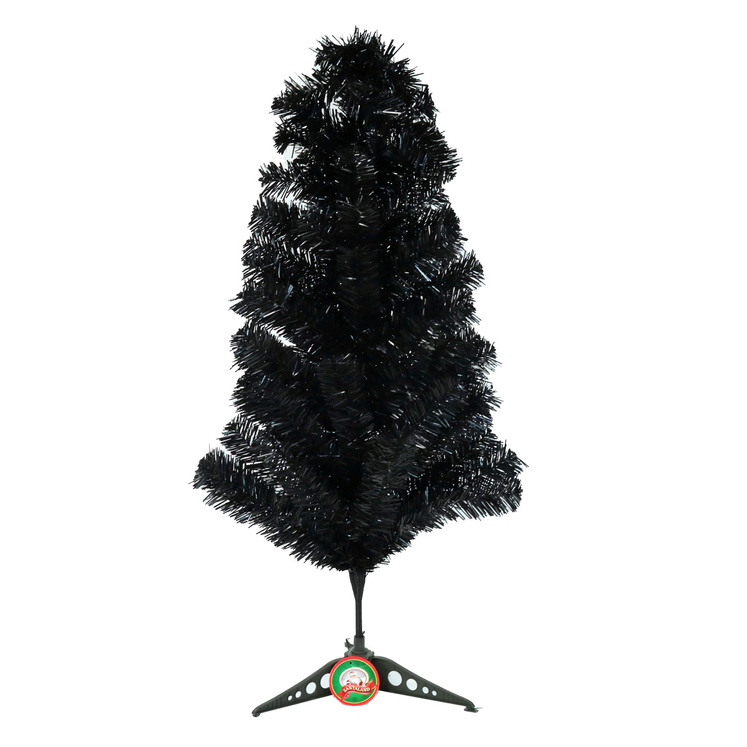 Black pine Christmas tree, 3'