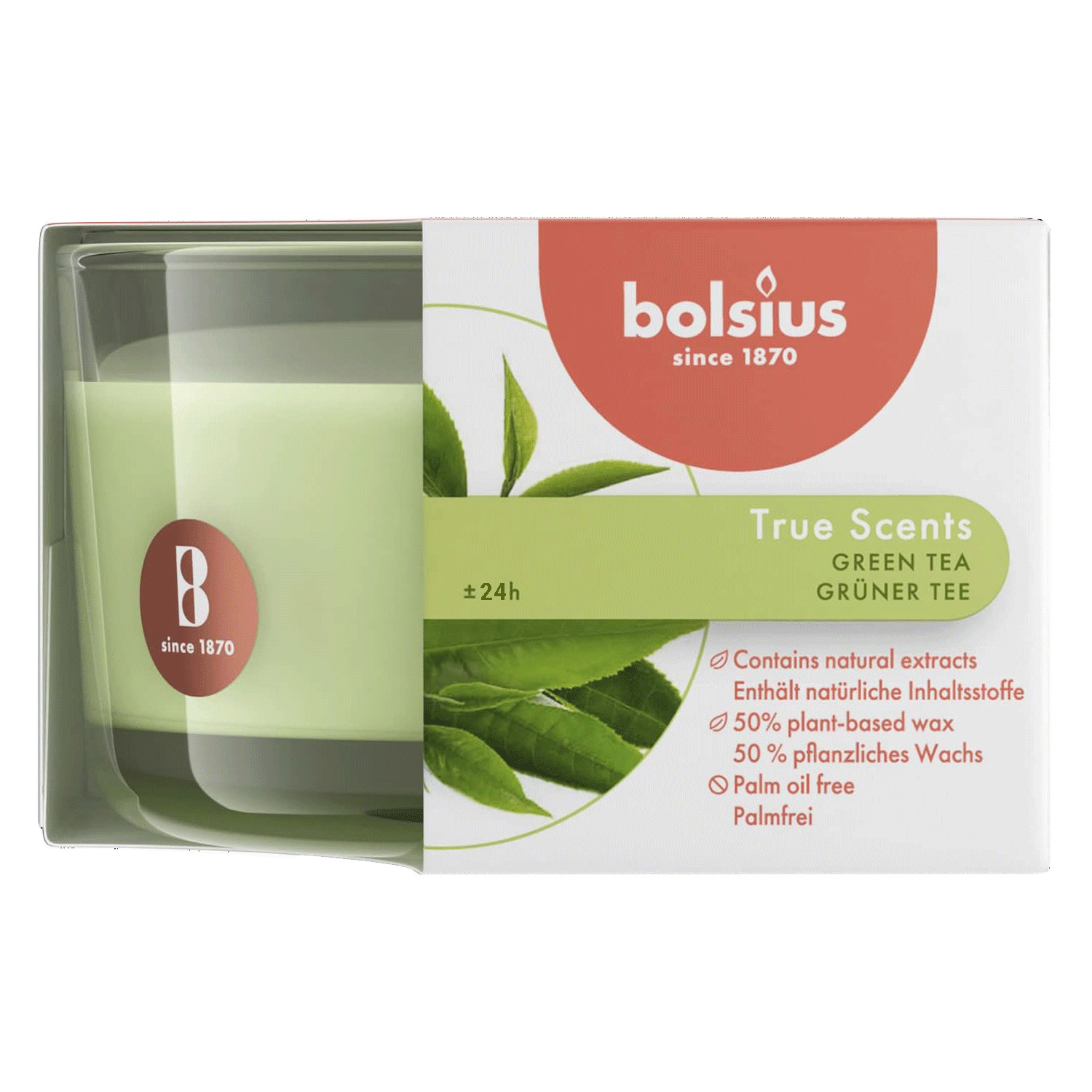 Bolsius - True Scents - Bougie parfumée moyenne en verre