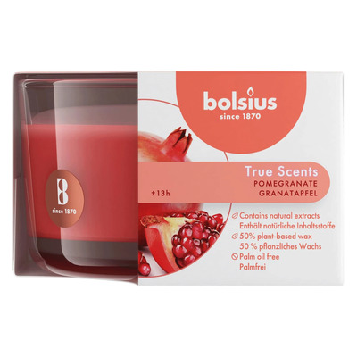 Bolsius - True Scents - Bougie parfumée moyenne en verre