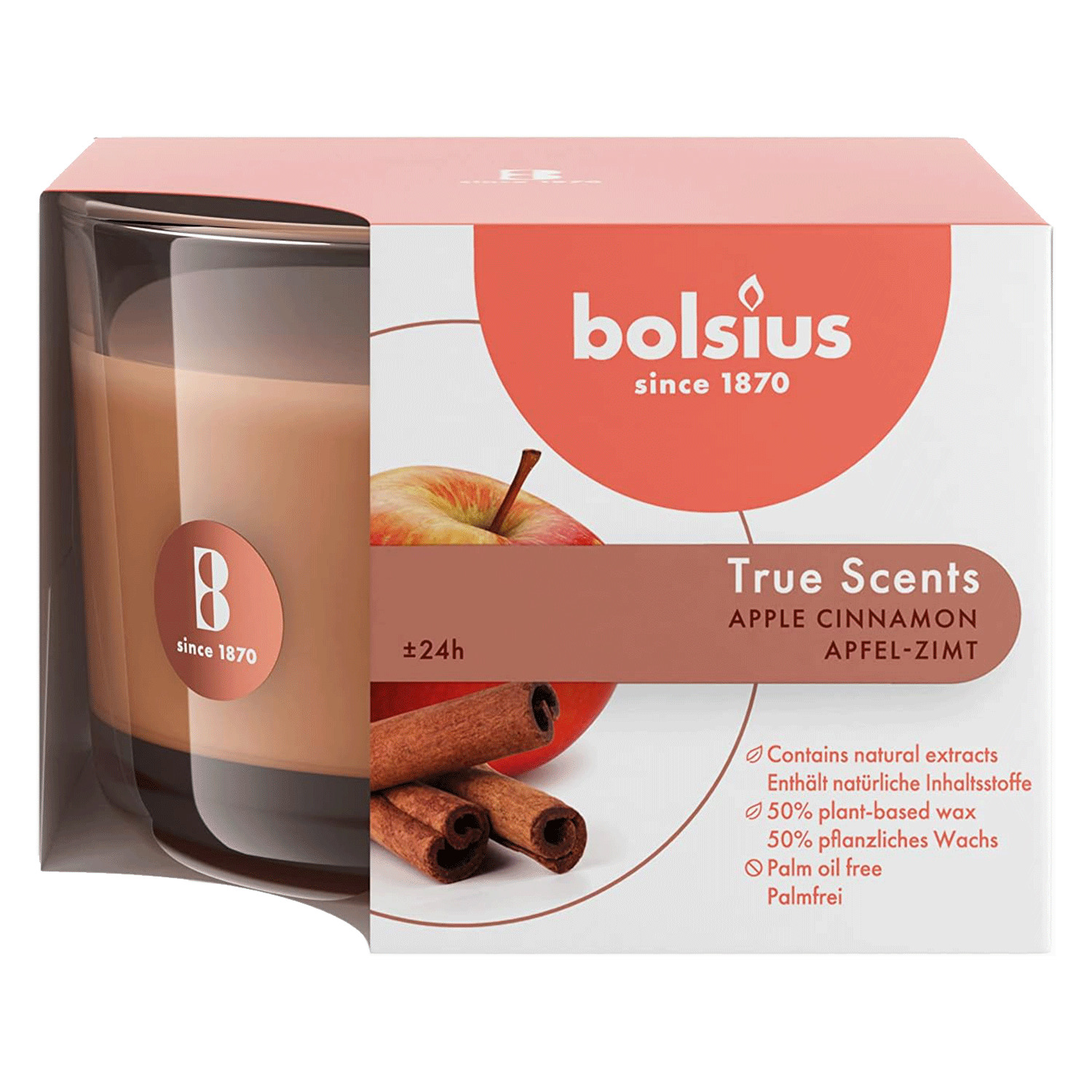 Bolsius - True Scents - Medium scented candle in glass