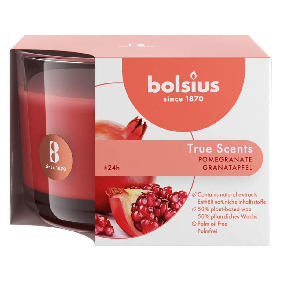 Bolsius - True Scents - Medium scented candle in glass