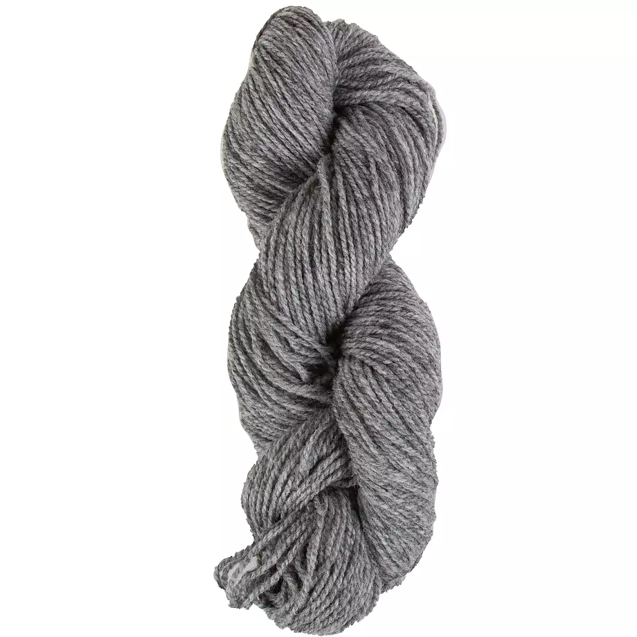 Briggs & Little - Heritage, 100% wool, 2-ply yarn, light grey. Colour: grey