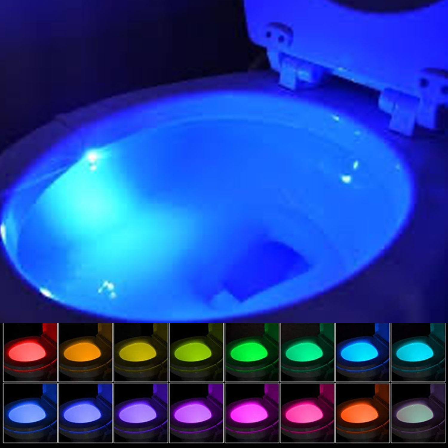 Brookstone Motion activated toilet night light Rossy