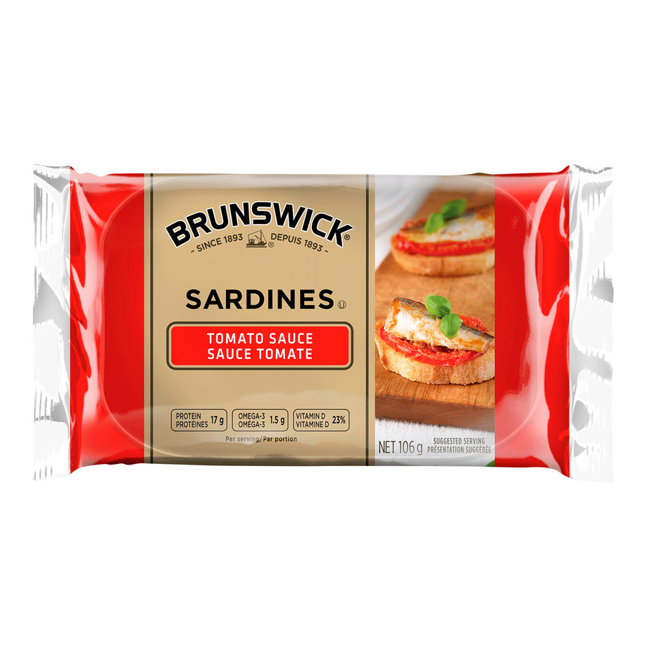 Brunswick - Sardines en sauce tomate, 106g