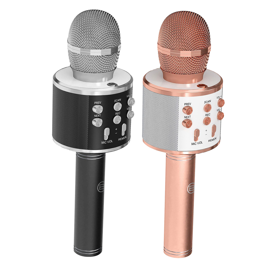Micro Sans Fil pour Karaoké avec Haut-parleur Intégré