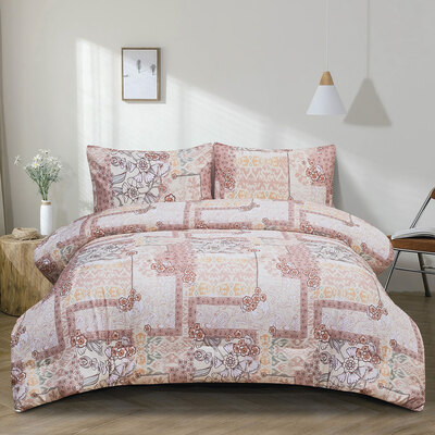 CAMILLE - Reversible printed comforter set, 2-3 pcs