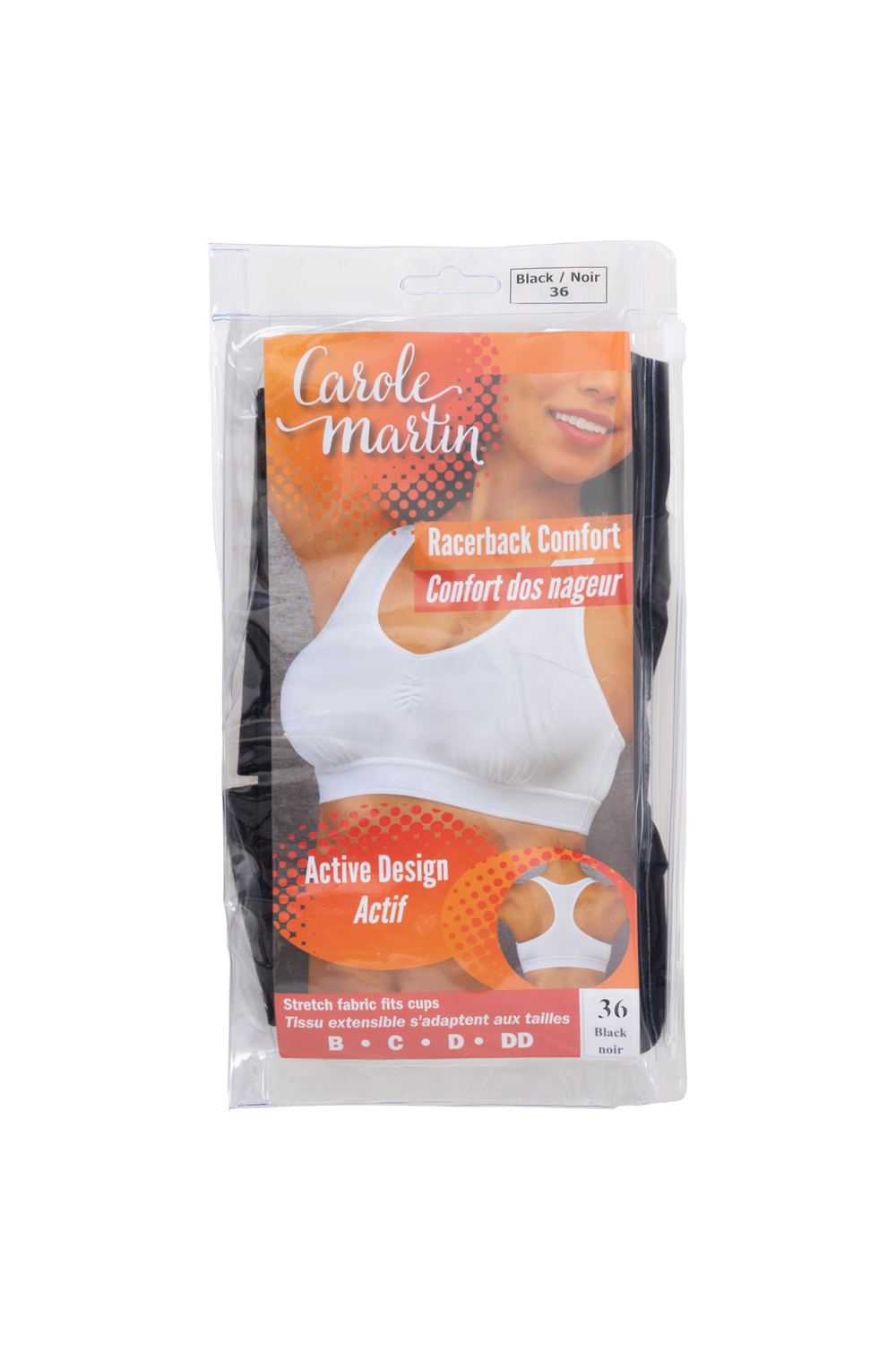Carole Martin - Cotton Comfort bra, black, 36. Colour: black. Size: 36 b/c/d/dd