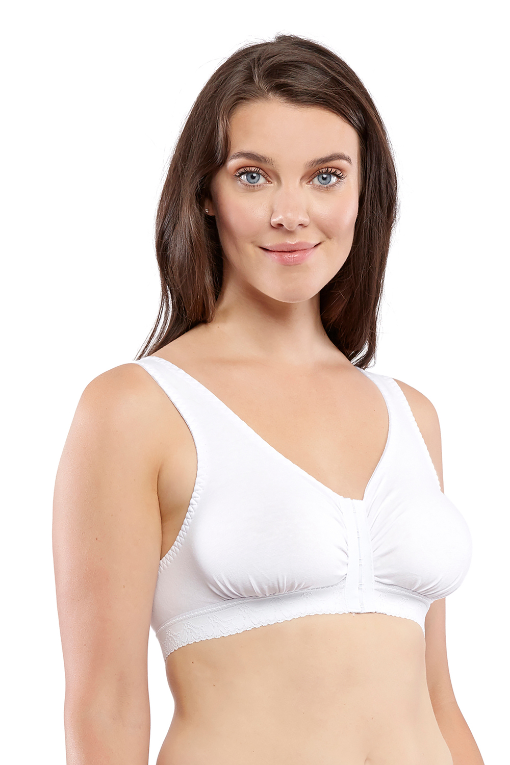 Carole Martin - Cotton Comfort bra, white, 36. Colour: white. Size: 36  b/c/d/dd