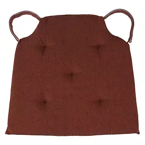 Chair pad,brick red