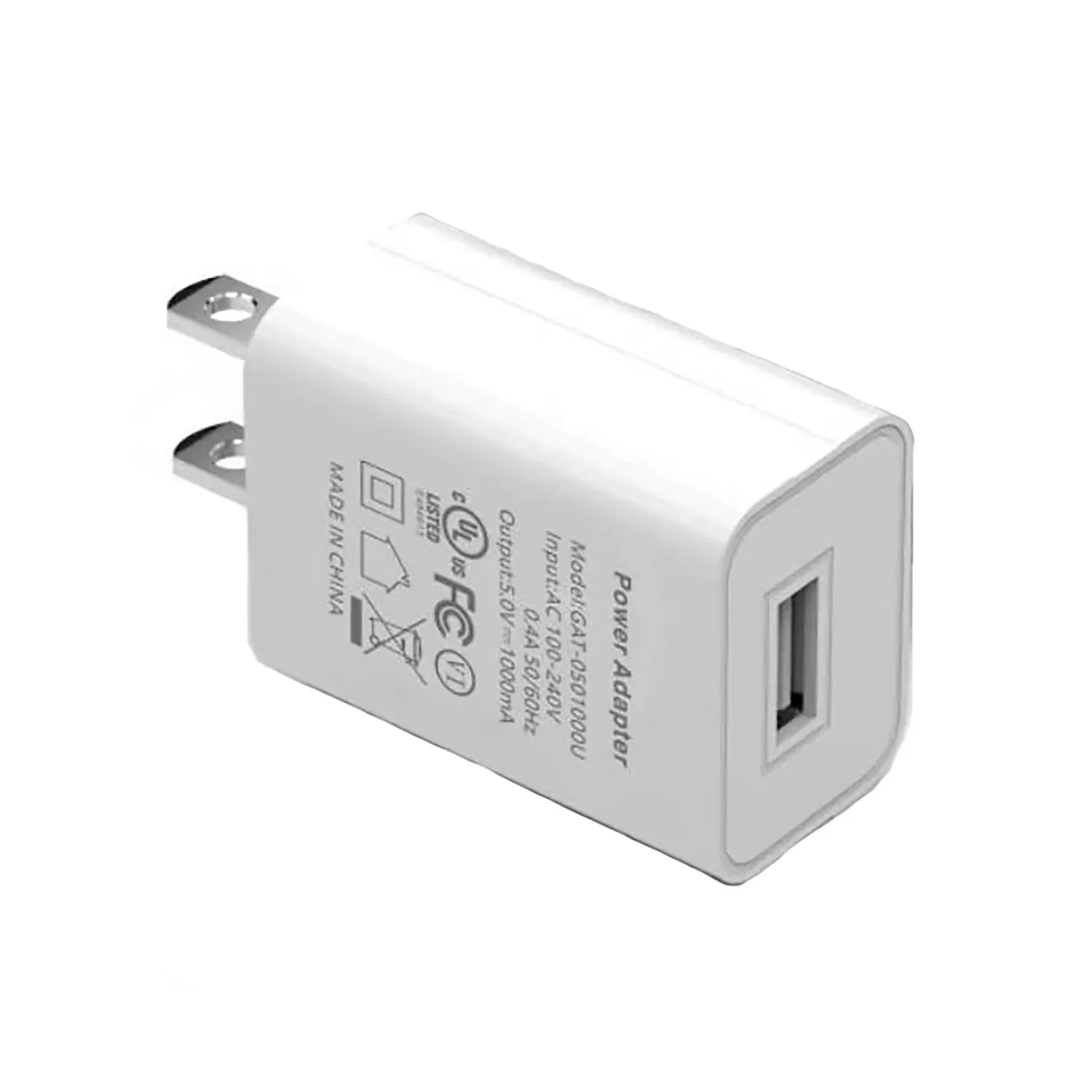2X Chargeur Secteur - Adaptateur USB Universel Mural (5V - 1A