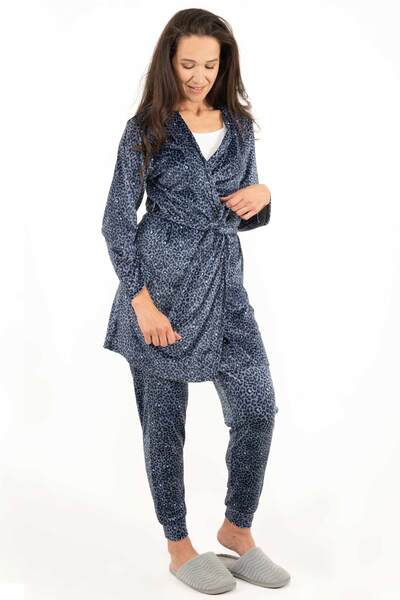 Womens Grey Sleepy Cats Jersey Pyjamas – Slumber Hut