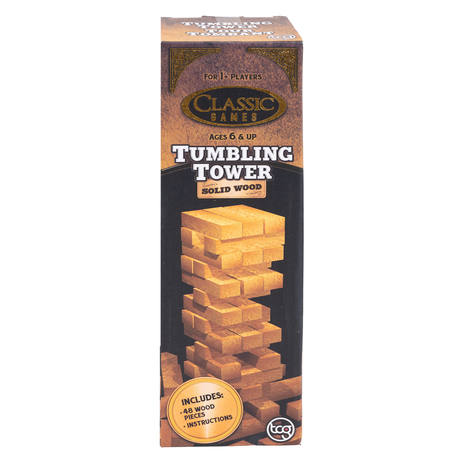 Classic Games - Wooden tumbling tower