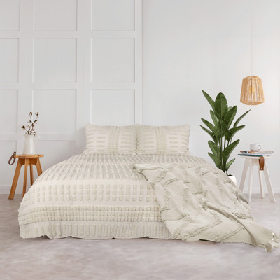 CARA - Tufted boho comforter set