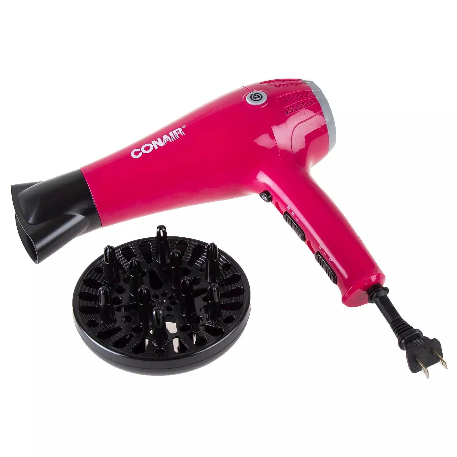 Conair - Cord-keeper hair dryer, 1875W. Colour: pink
