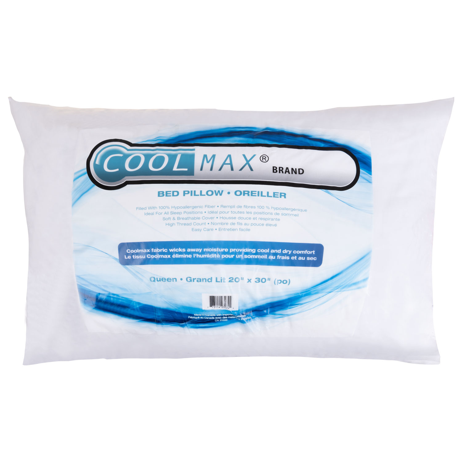 Wicked-Cool™ Cooling + Moisture-Wicking Pillowcase