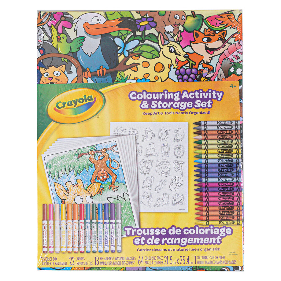 Crayola - Set d'activités de coloriage et de rangement