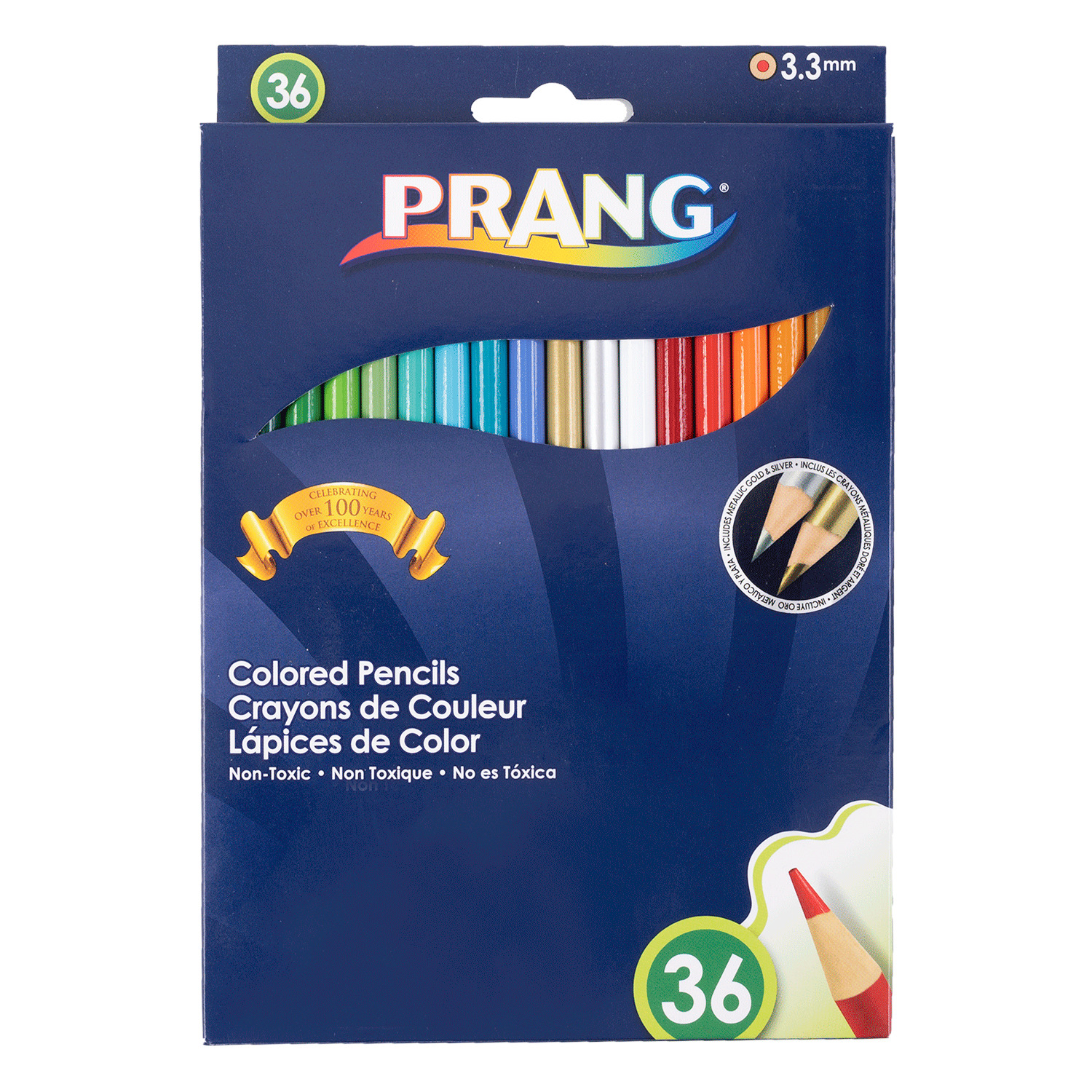 Crayons de couleur, Paq. de 36