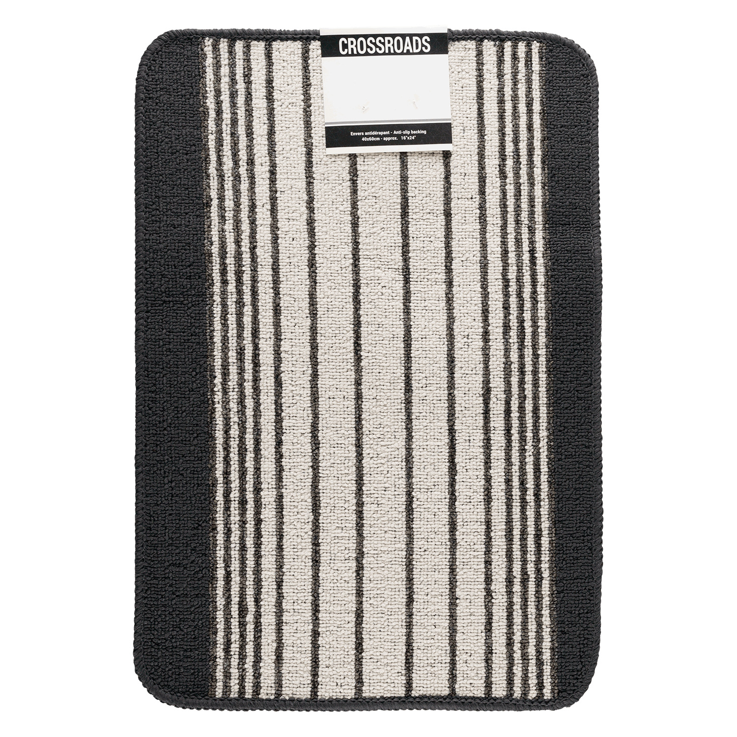 CROSSROADS Collection, Indoor non-slip door mat, 16"x24"