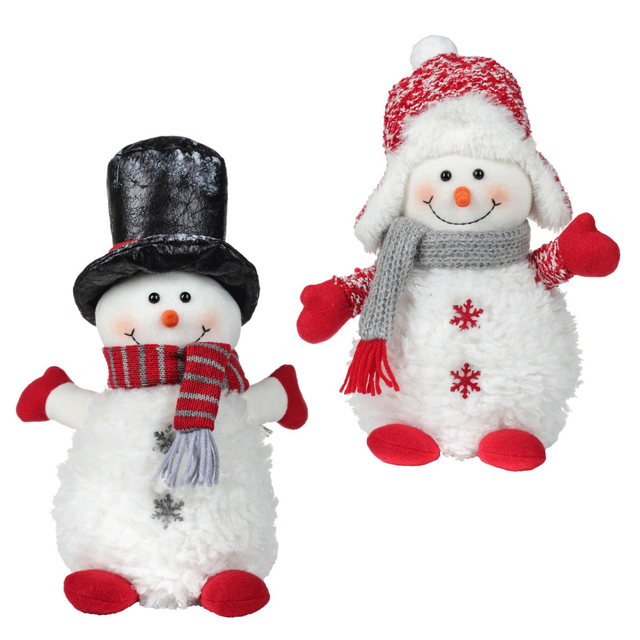 Danson - Fabric snowman, 13"