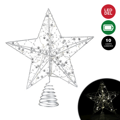 Danson - Light-up star tree topper