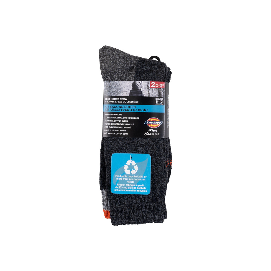 Dickies - 4-Seasons cushioned crew sock - 2 pairs