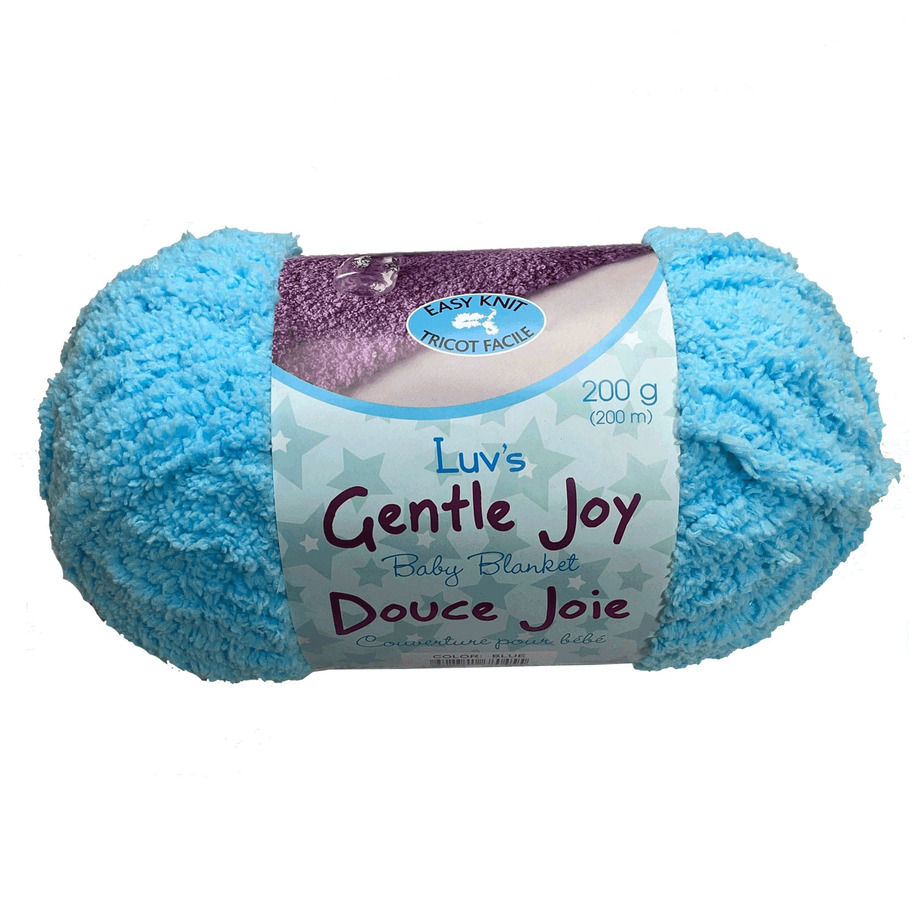 Easy Knit - Luv's Gentle Joy Baby - Fil, Bleu