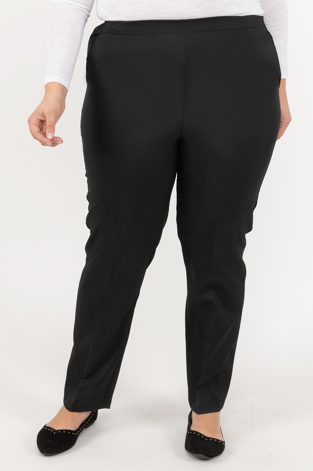 Pull On Dress Pants - Plus Size Black Pants